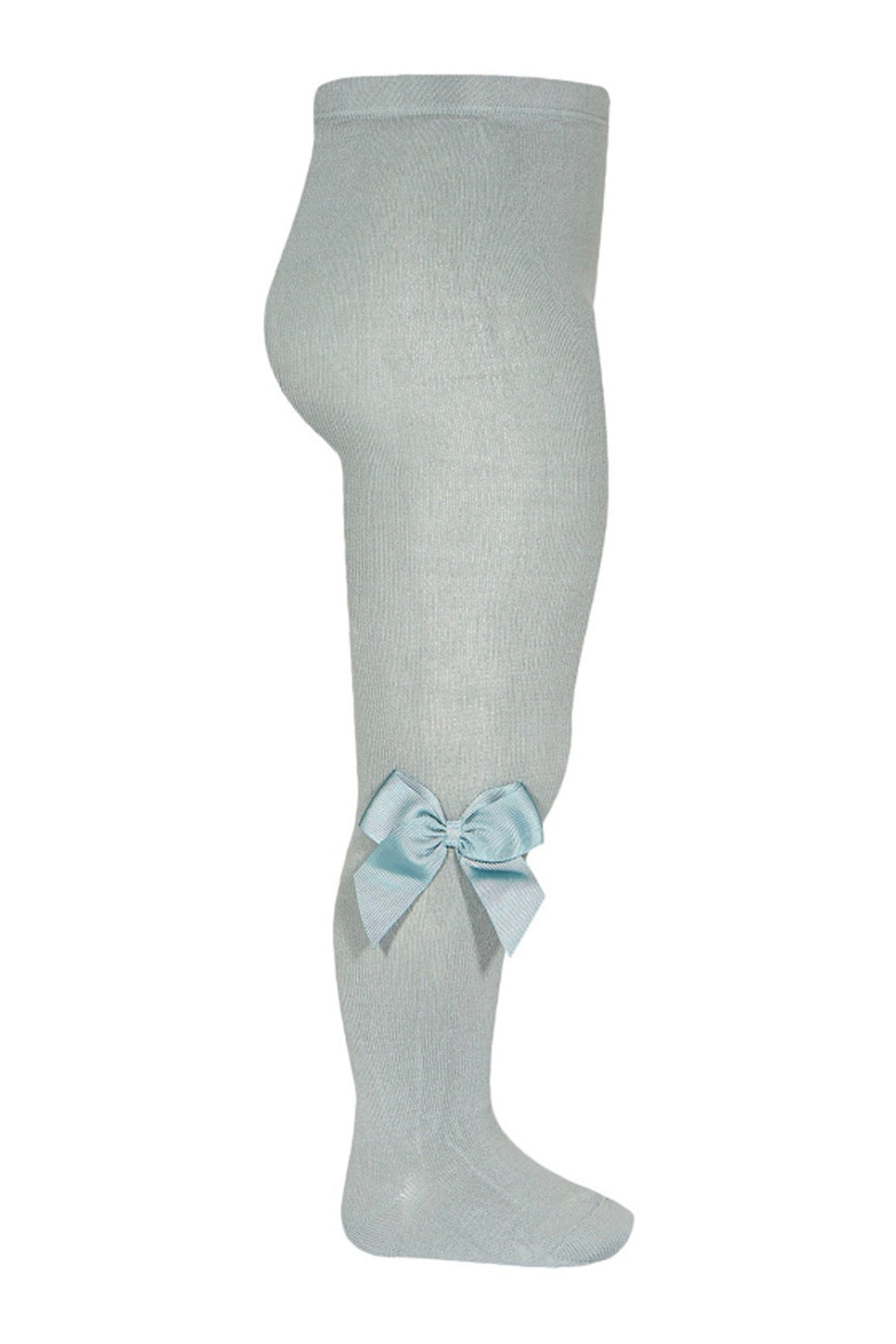 Condor Sage Green Grosgrain Bow Tights - Millie and John