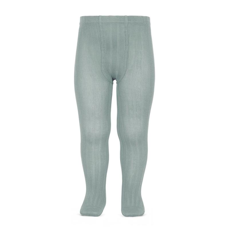 Condor Sage Green Ribbed Tights - Millie and John