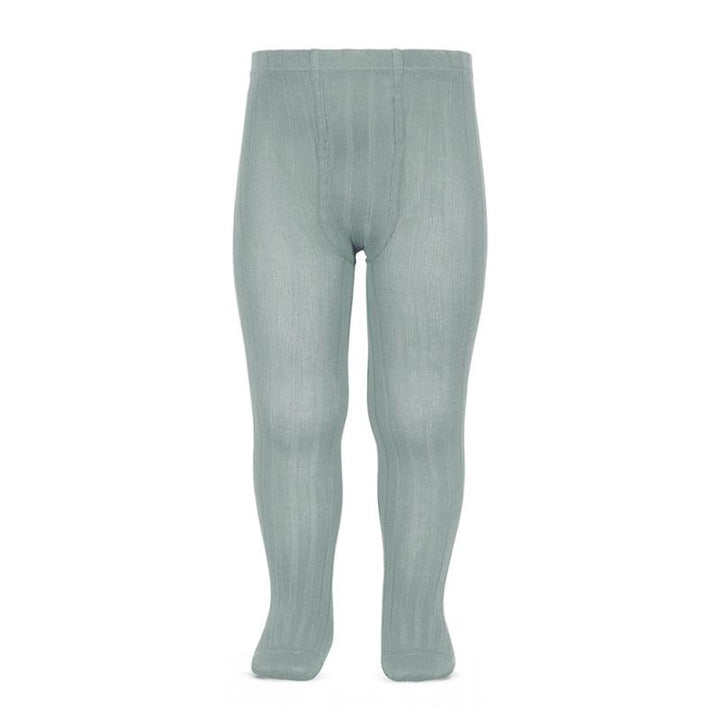 Condor Sage Green Ribbed Tights - Millie and John