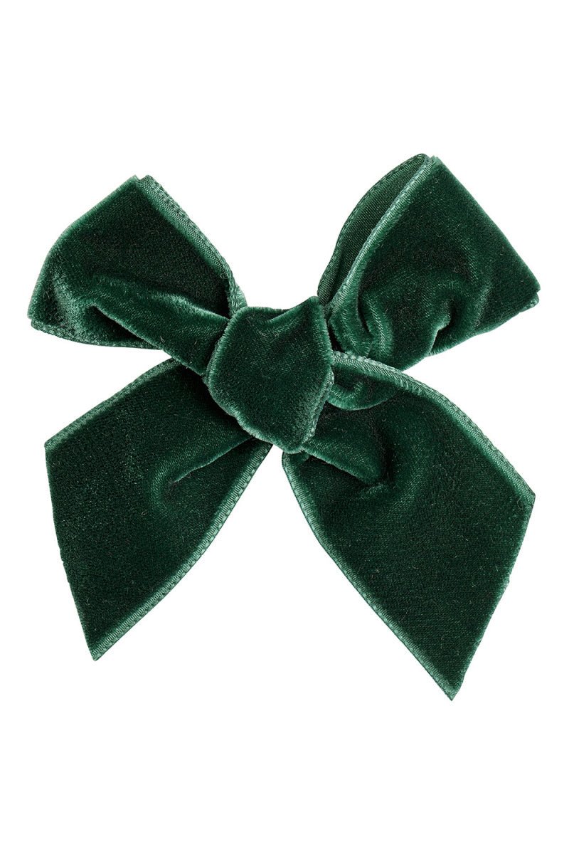 Condor Velvet Bow Hair Clip - Millie and John
