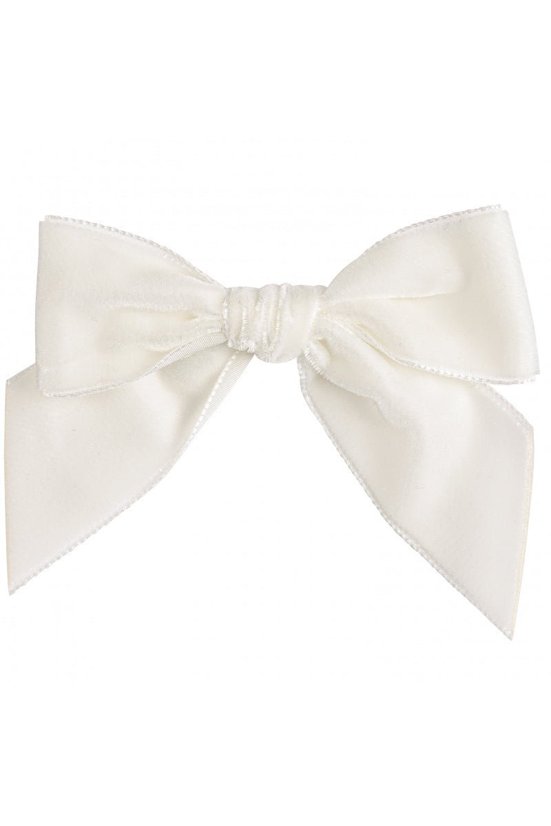 Condor Velvet Bow Hair Clip - Millie and John