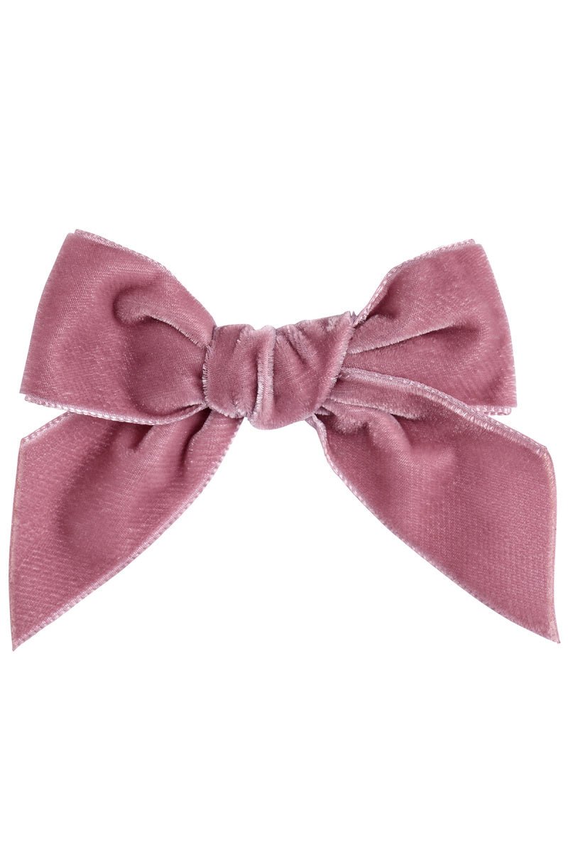 Condor Velvet Bow Hair Clip - Millie and John