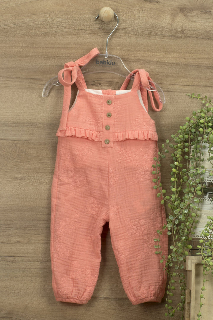 Babidu "Daisy" Lace Cheesecloth Jumpsuit | Millie and John