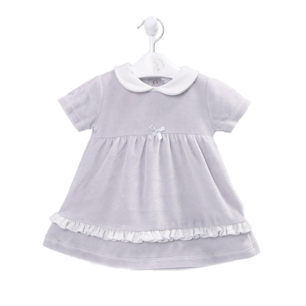 Dandelion Grey Velour Dress - Millie and John