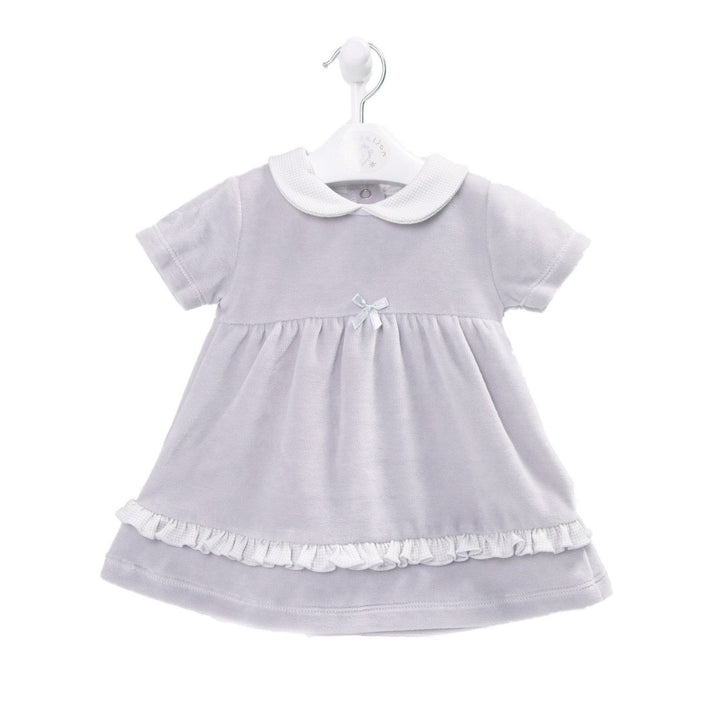 Dandelion Grey Velour Dress - Millie and John