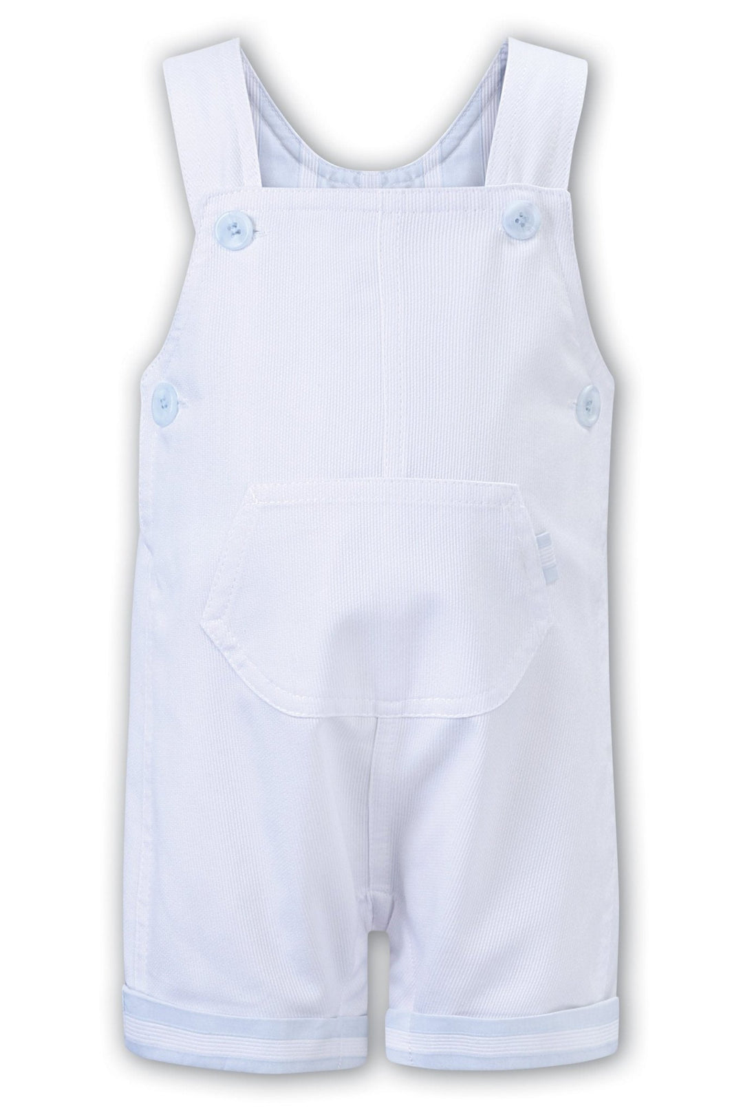 Dani "Adam" White & Blue Dungarees - Millie and John