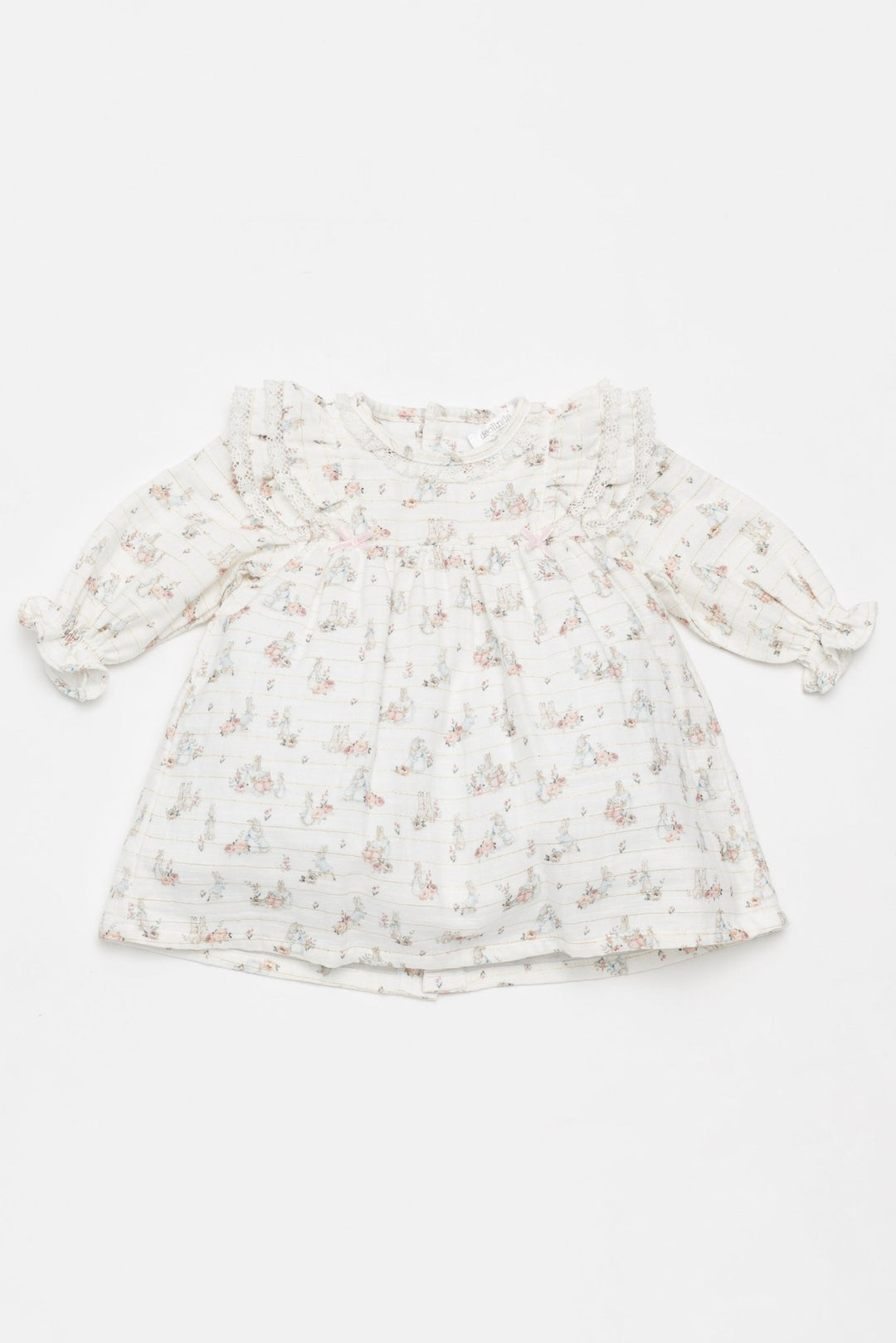 Deolinda "Beatrix" Ivory Peter Rabbit Dress - Millie and John