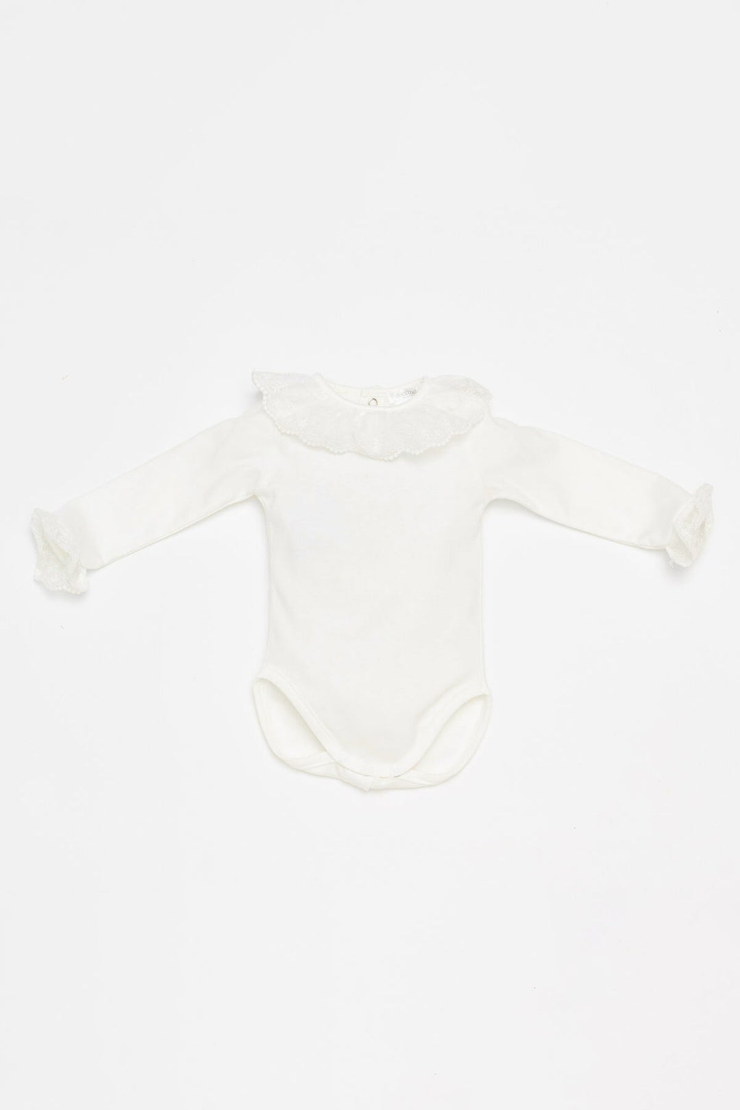 Deolinda Cream Lace Trim Bodysuit - Millie and John