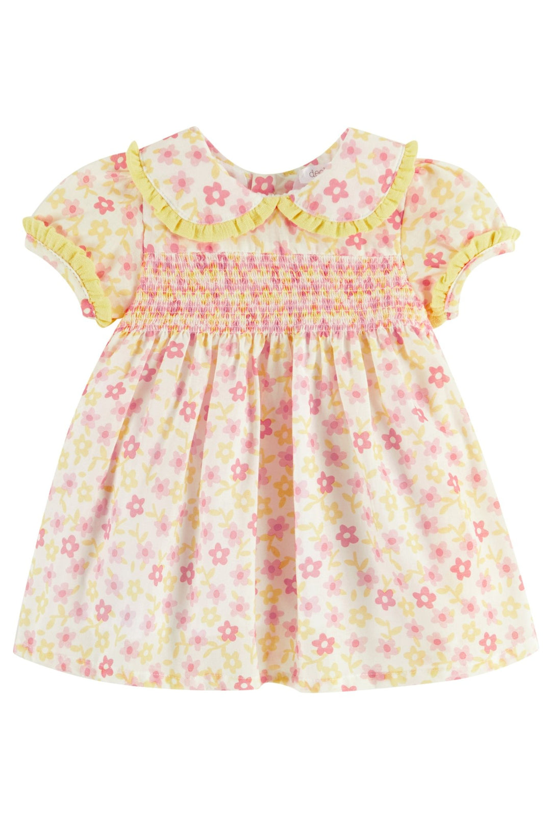 Deolinda "Mirabel" Lemon & Pink Floral Dress - Millie and John