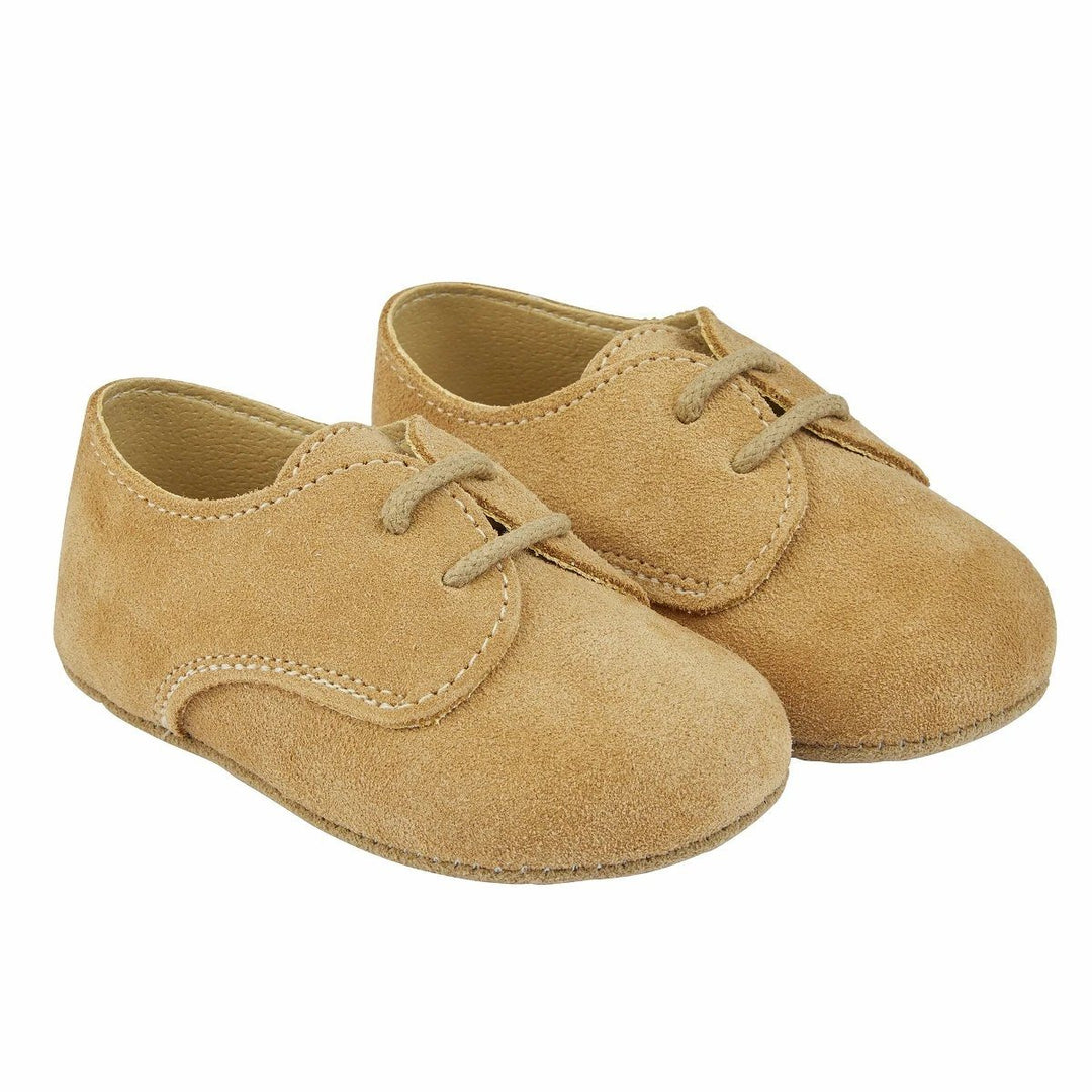 Early Days "Thomas" Sand Suede Shoes - Millie and John