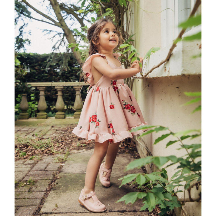 Wish + Wonder "Eliana" Embroidered Floral Dress | Millie and John