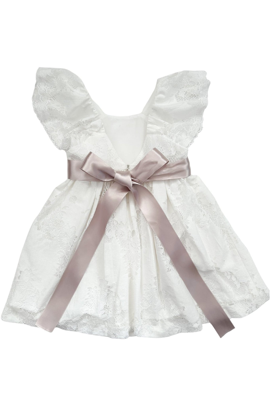 Foque "Dottie" Ivory Lace Dress - Millie and John