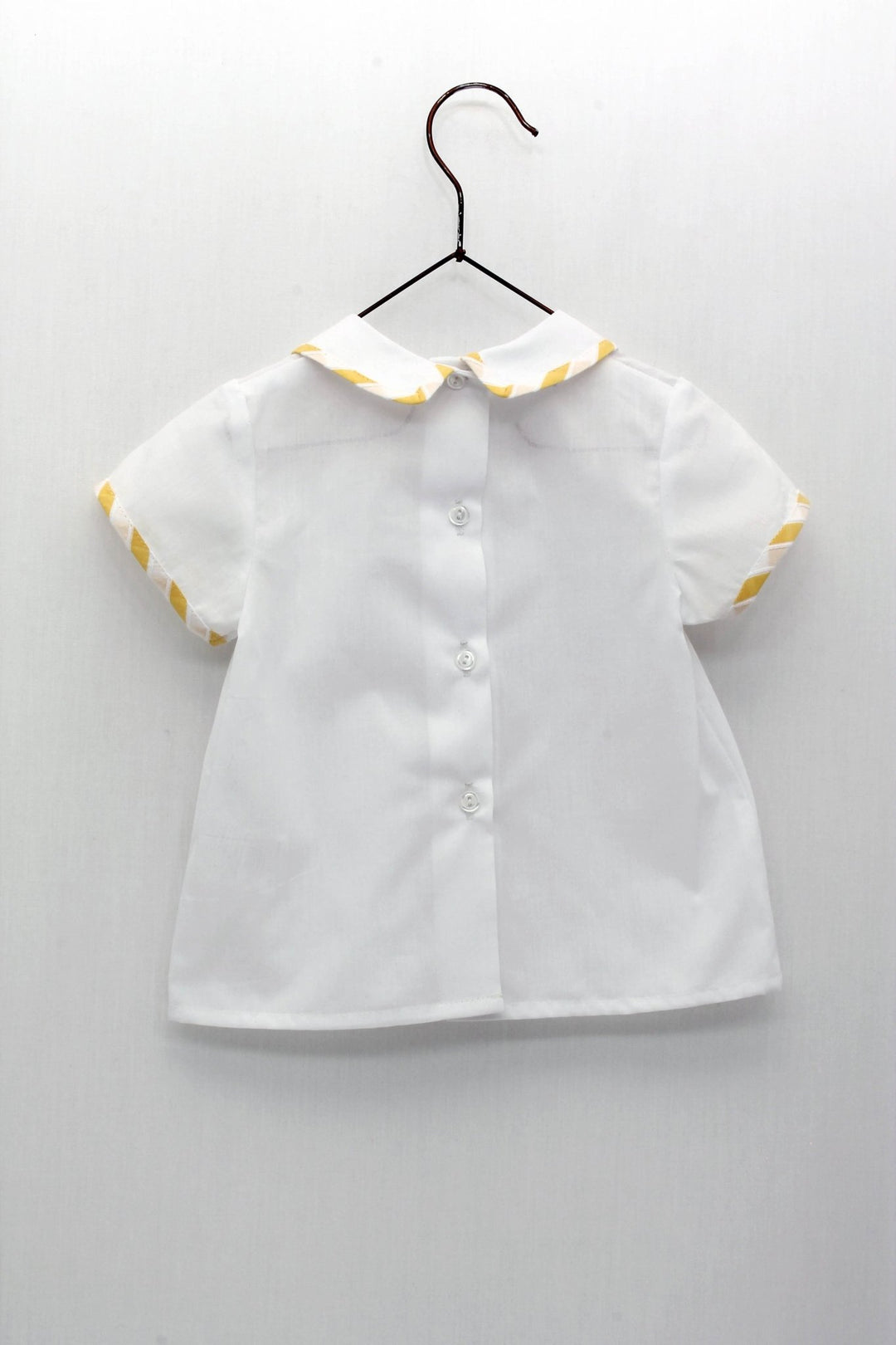 Foque "Sawyer" Lemon Striped Dungarees & Shirt - Millie and John