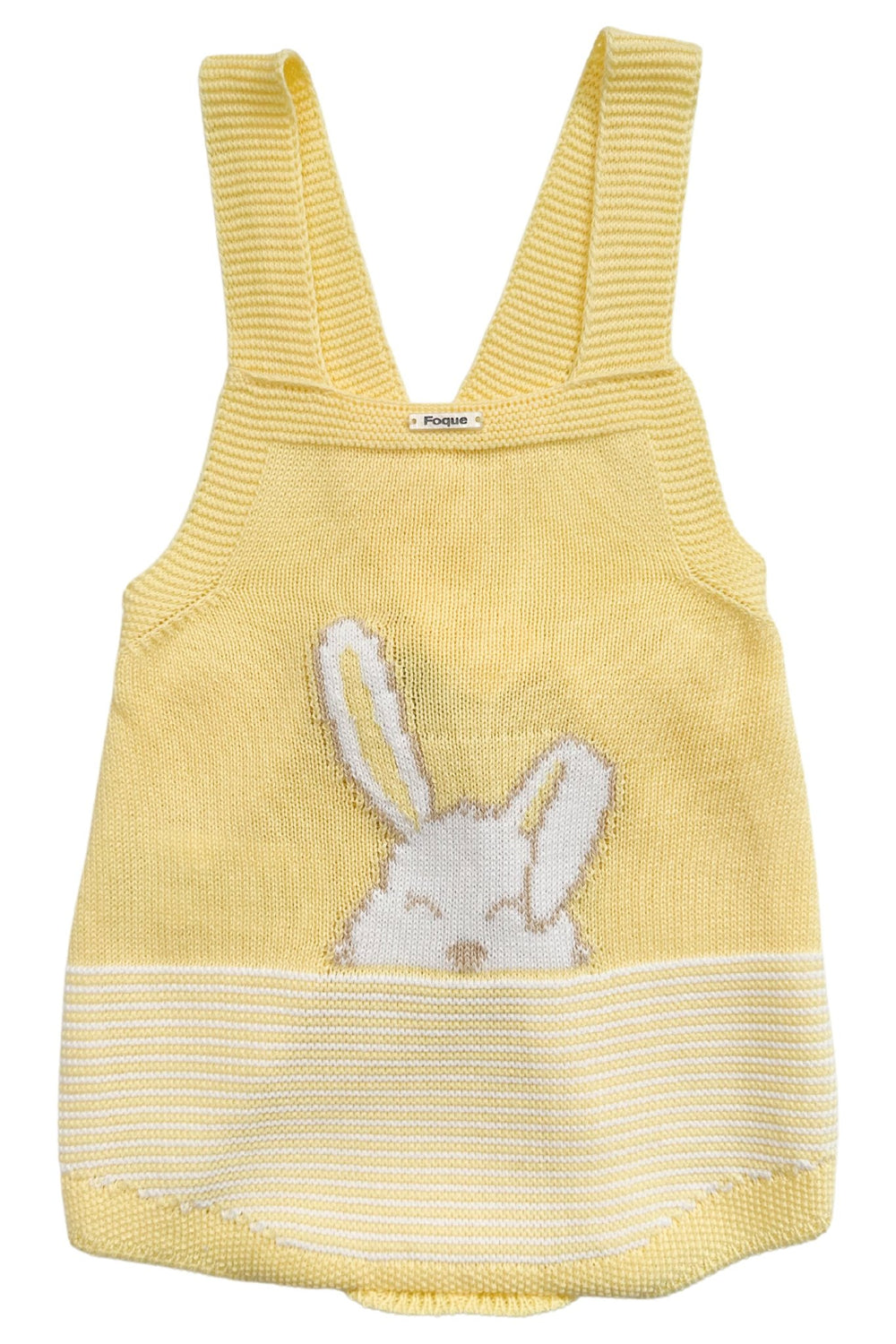 Foque "Suri" Knit Bunny Romper - Millie and John