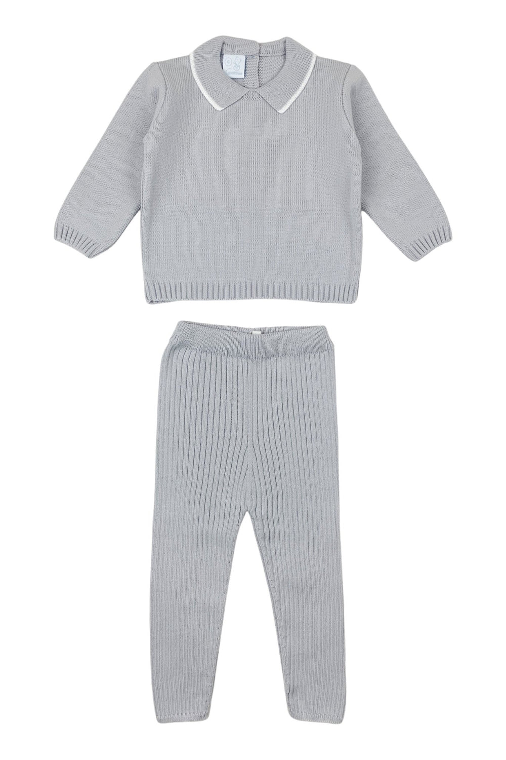 Granlei "Bodhi" Light Grey Knit Top & Leggings - Millie and John