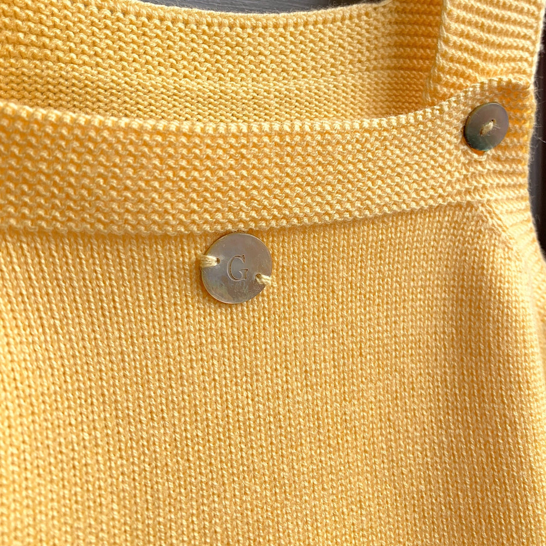 Granlei THE Knitted Dungaree Romper - Warm - Millie and John