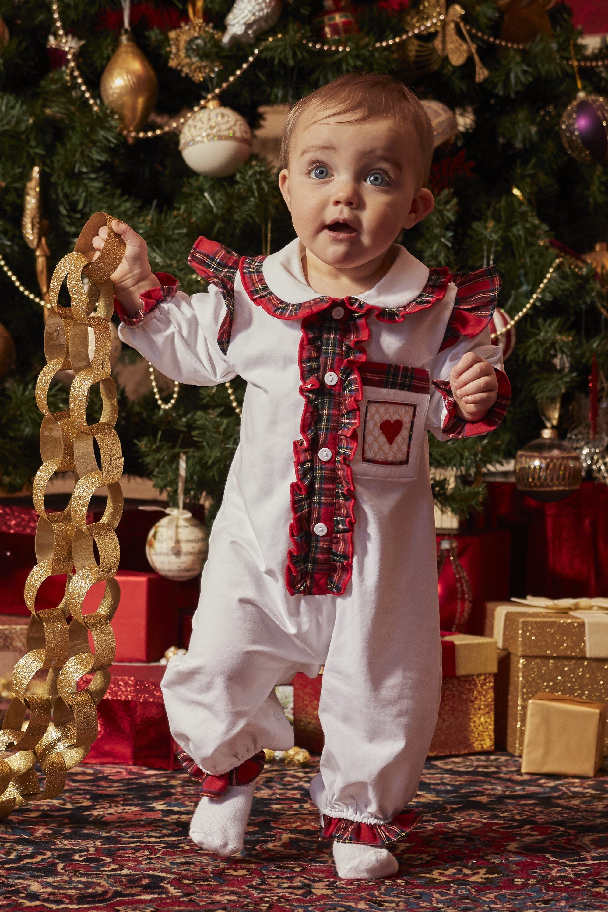 Smocked christmas best sale boy clothing