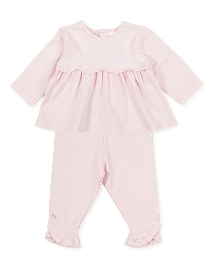 Tutto Piccolo "Iona" Pink Top & Leggings | Millie and John