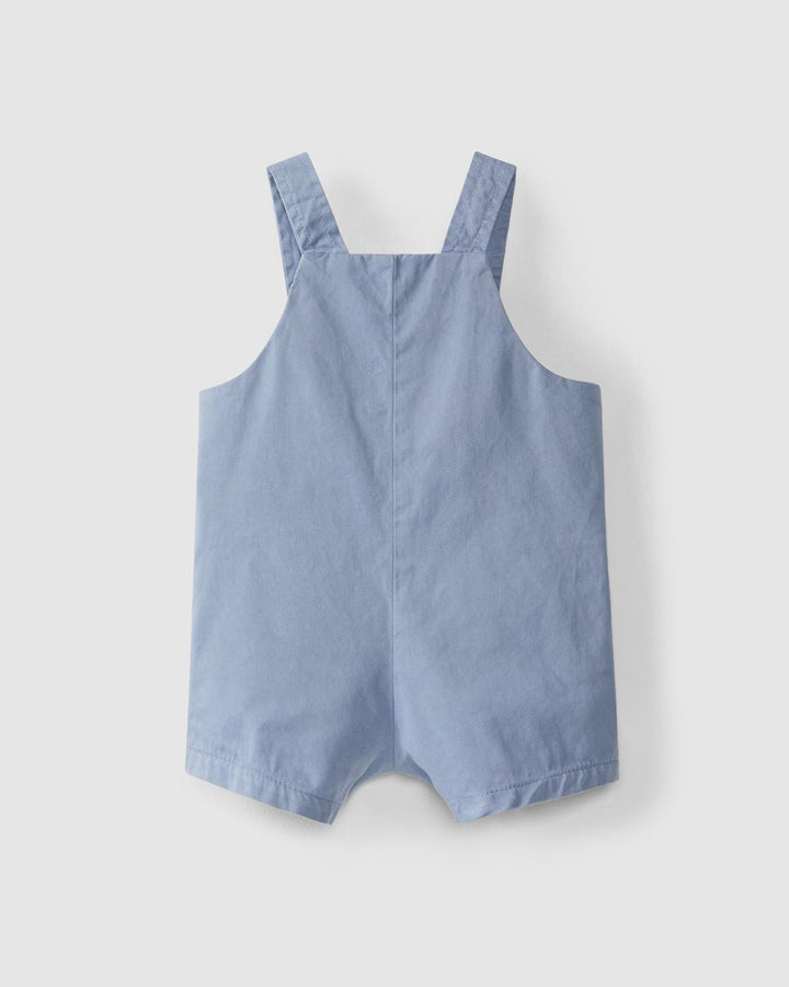 Laranjinha "Jesse" Dusky Blue Cord Dungaree Romper | Millie and John