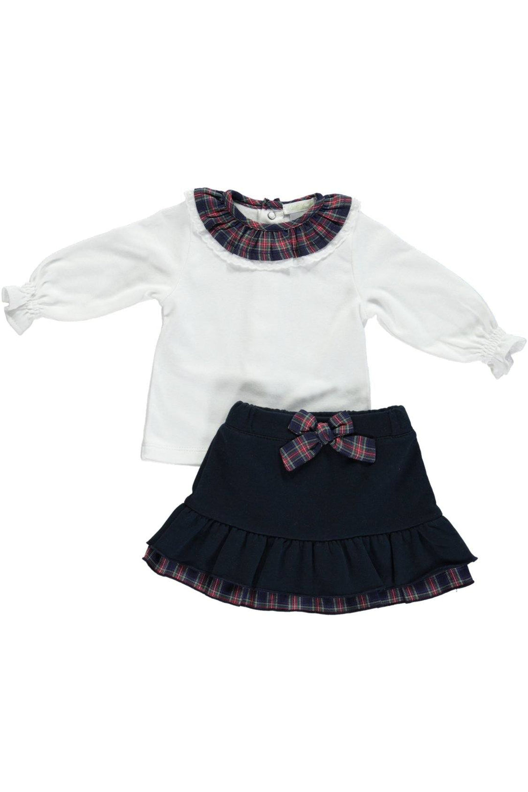 Deolinda "Jocelyn" Tartan Blouse & Skirt | Millie and John
