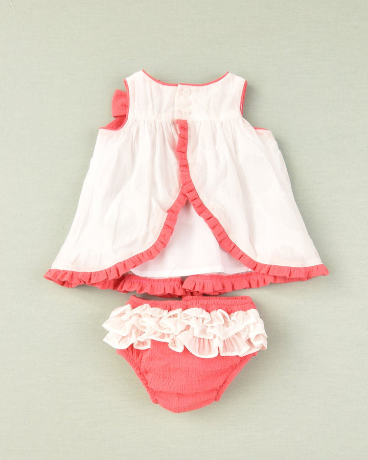 José Varón "Elizabhet" Fuchsia Dress & Bloomers - Millie and John