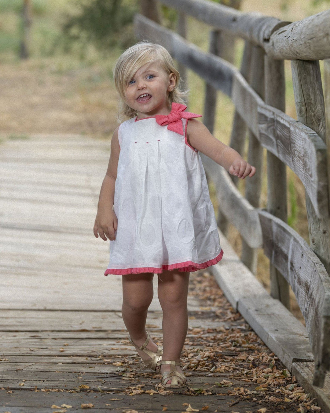 José Varón "Elizabhet" Fuchsia Dress & Bloomers - Millie and John