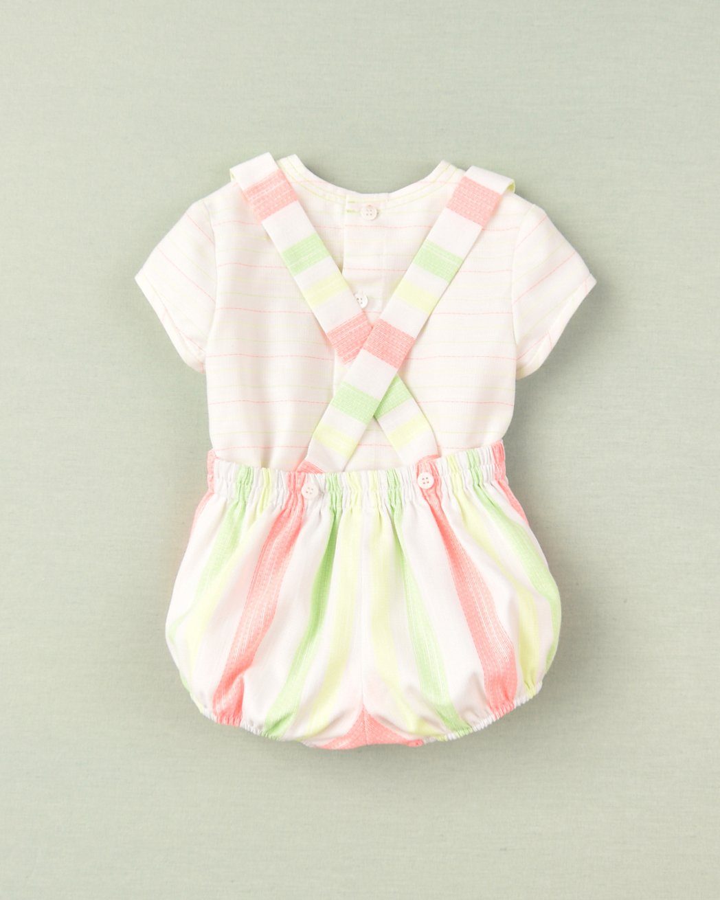 José Varón "Micah" Neon Stripe Shirt & Jam Pants - Millie and John