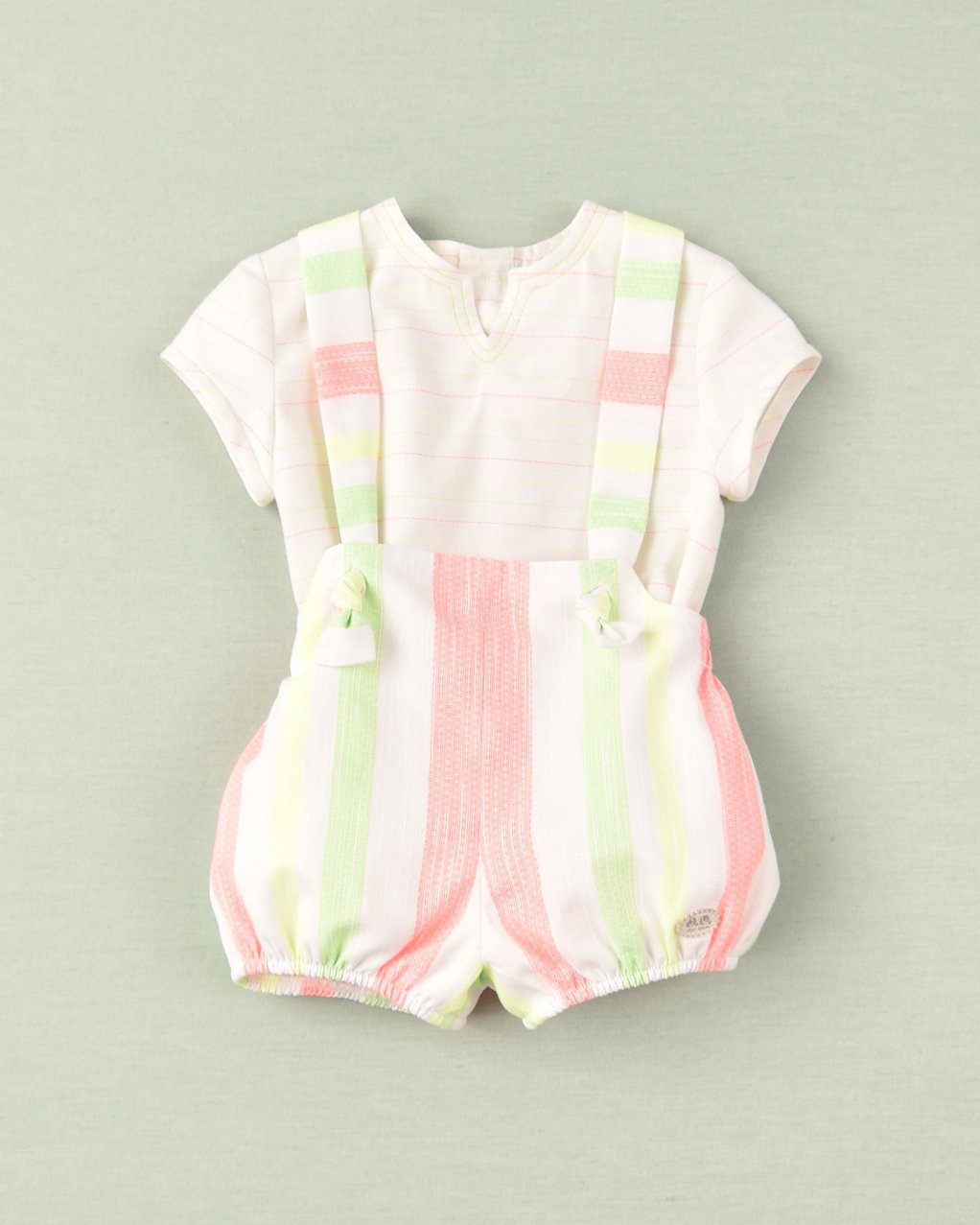 José Varón "Micah" Neon Stripe Shirt & Jam Pants - Millie and John