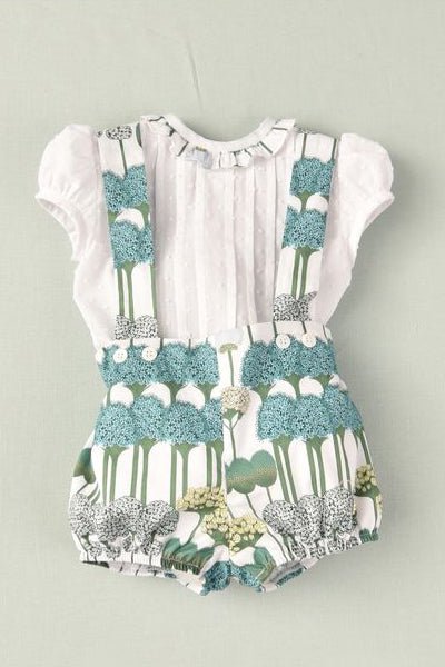 José Varón "Romy" Green Floral Top & Jam Pants - Millie and John