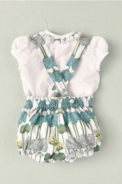 José Varón "Romy" Green Floral Top & Jam Pants - Millie and John