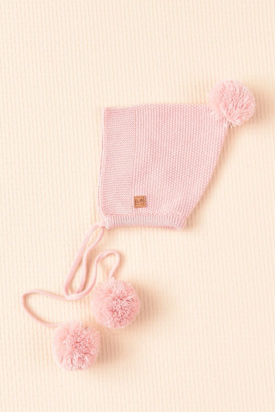 José Varón Triple Pom Pom Knitted Bonnet - Millie and John