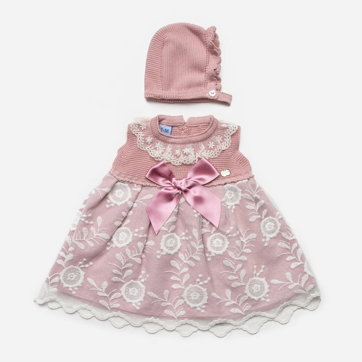 Juliana "Mabel" Lace Knit Dress - Millie and John