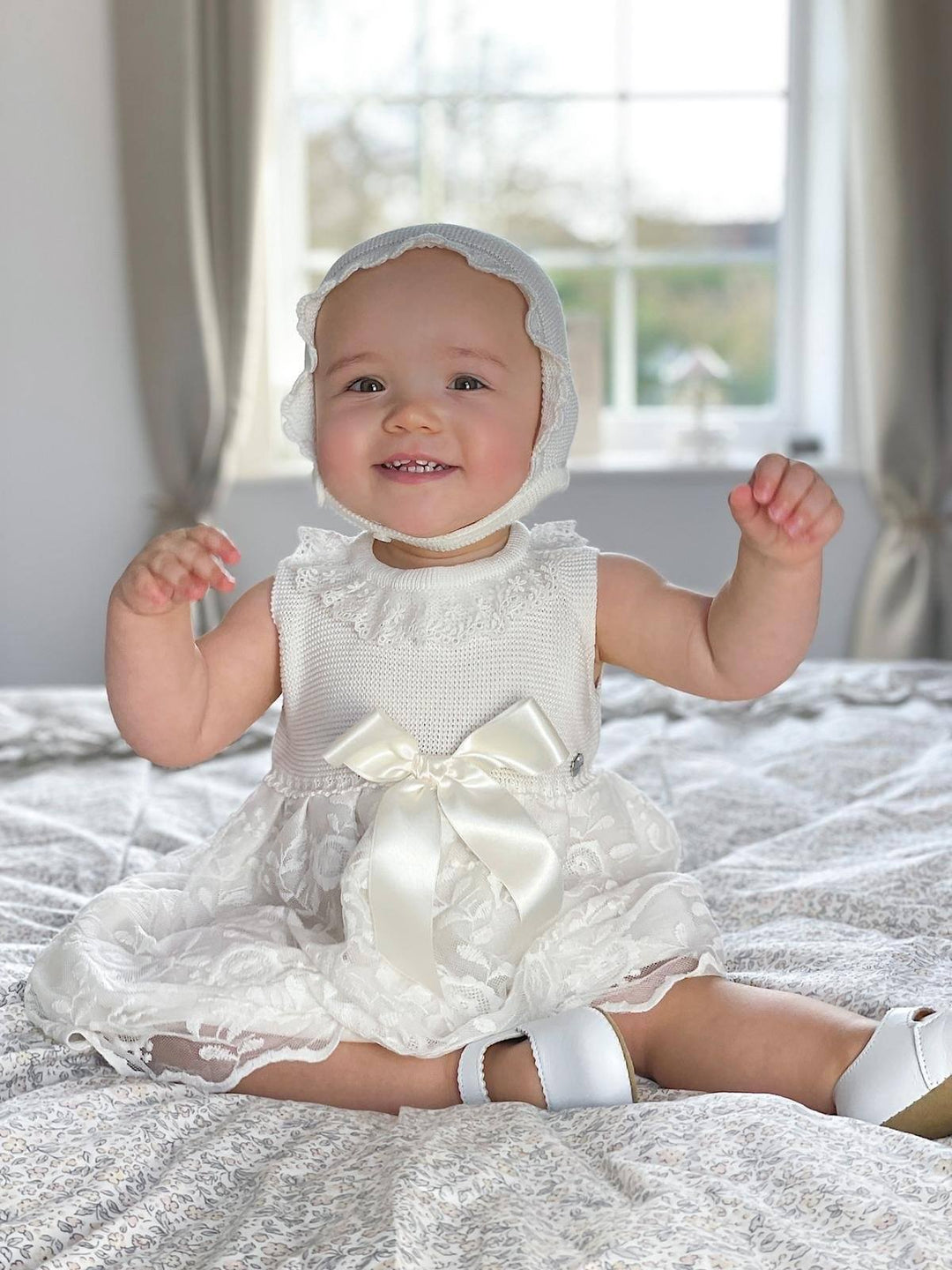 Juliana "Mabel" Lace Knit Dress - Millie and John