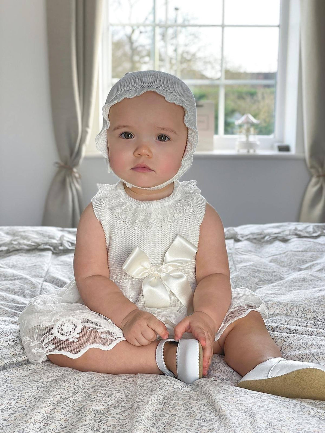 Juliana "Mabel" Lace Knit Dress - Millie and John