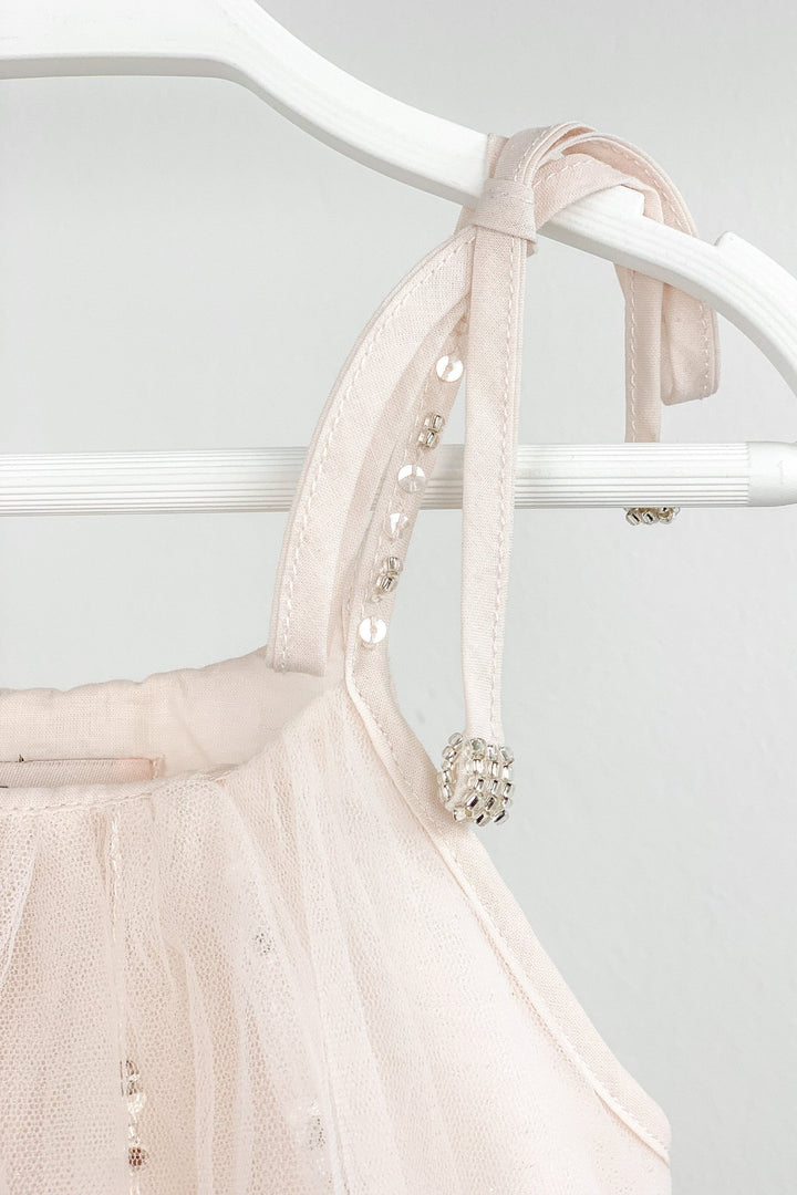 Luna Luna "Calia" Pink Beaded Tulle Dress - Millie and John