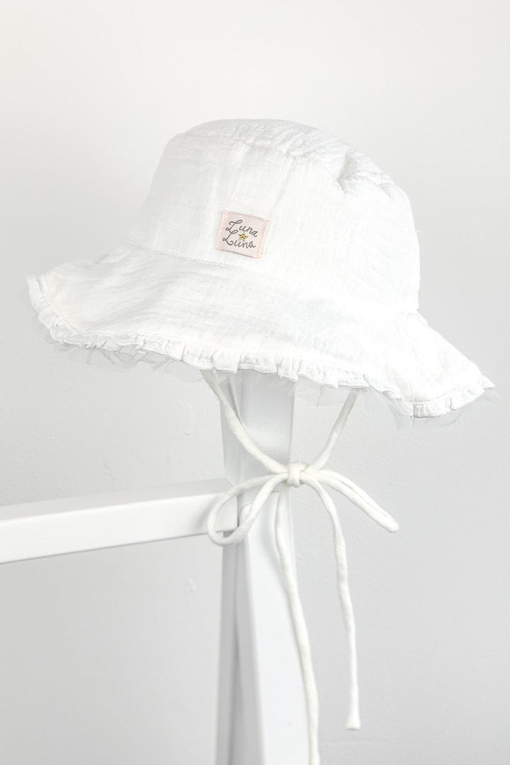 Luna Luna "Cleo" Cheesecloth Tulle Sun Hat - Millie and John