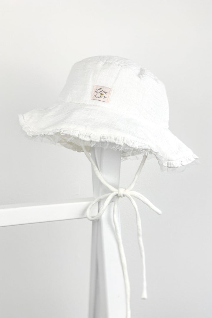 Luna Luna "Cleo" Cheesecloth Tulle Sun Hat - Millie and John