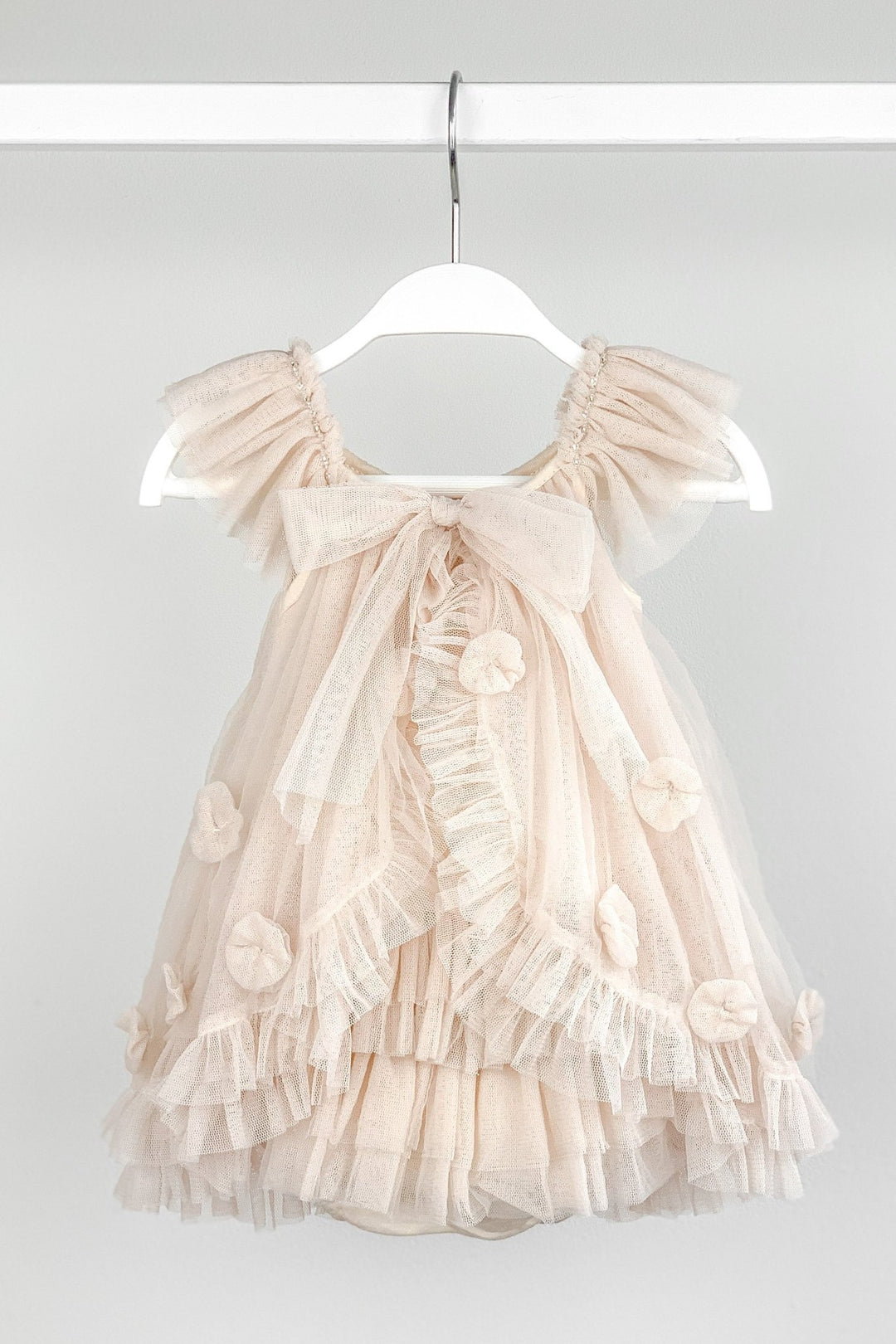 Luna Luna "Coco" Stone Draped Back Tulle Romper - Millie and John