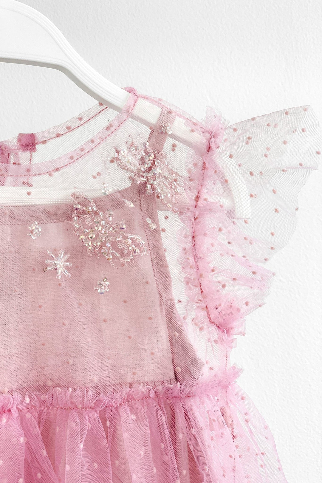 Luna Luna "Dixie" Raspberry Plumeti Dot Dress - Millie and John