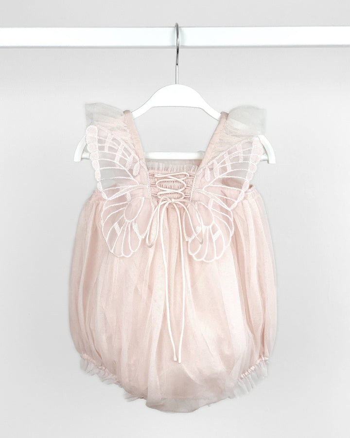 Luna Luna "Esmae" Pink Fairy Wing Romper - Millie and John