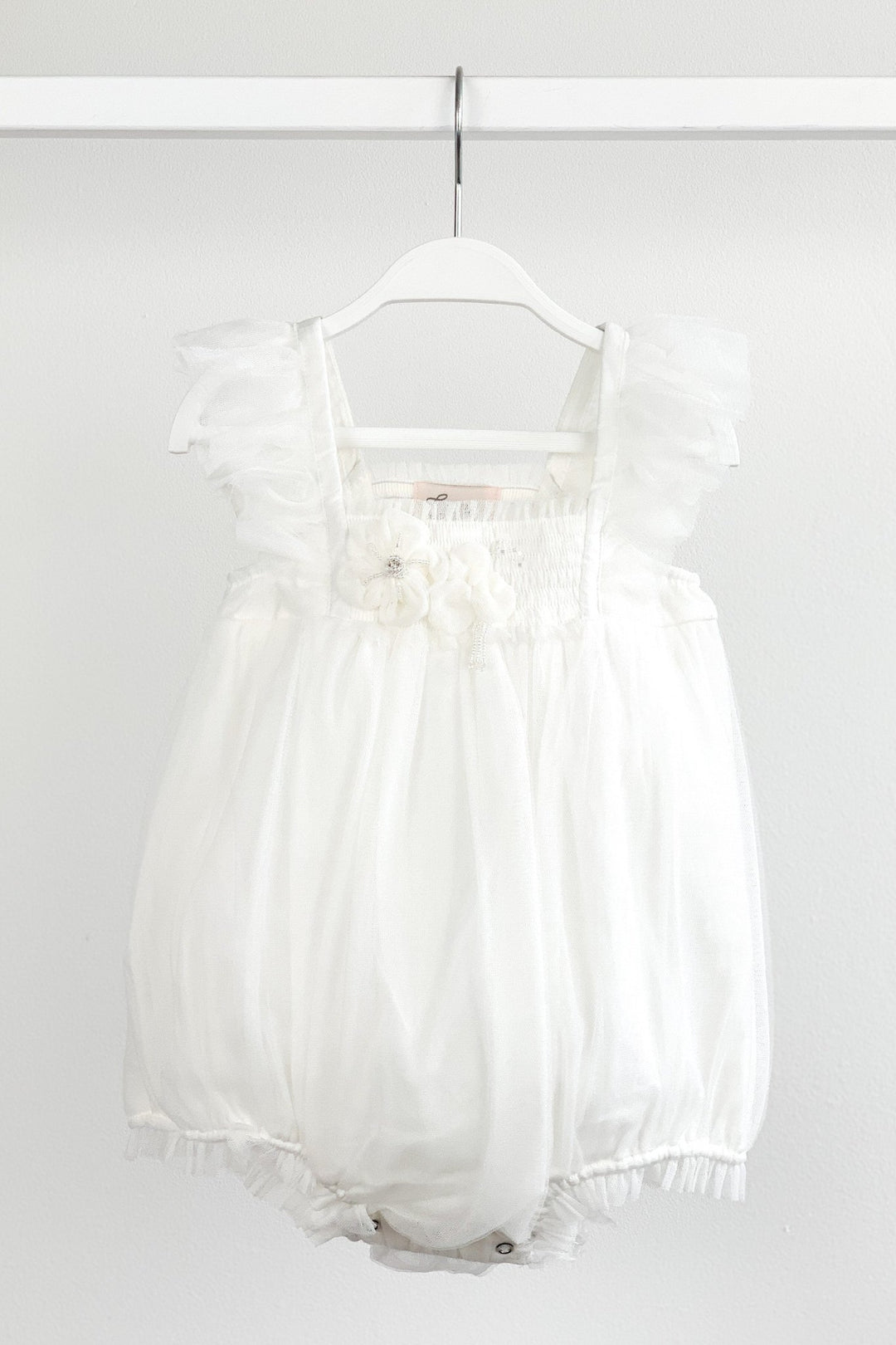 Luna Luna "Evelina" White Fairy Wing Romper - Millie and John