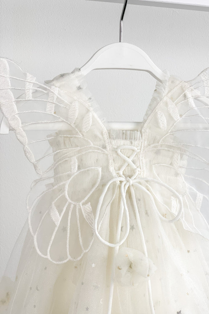 Luna Luna "Sabrina" White Celestial Fairy Wing Dress - Millie and John