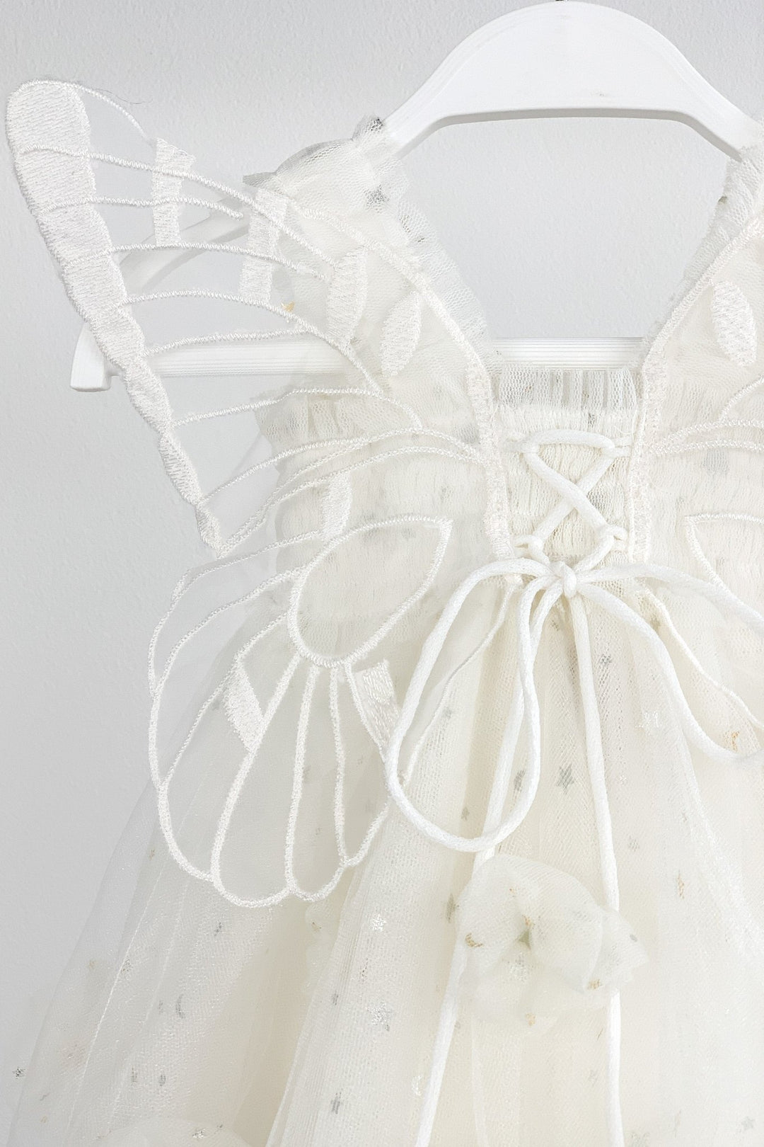 Luna Luna "Sabrina" White Celestial Fairy Wing Dress - Millie and John