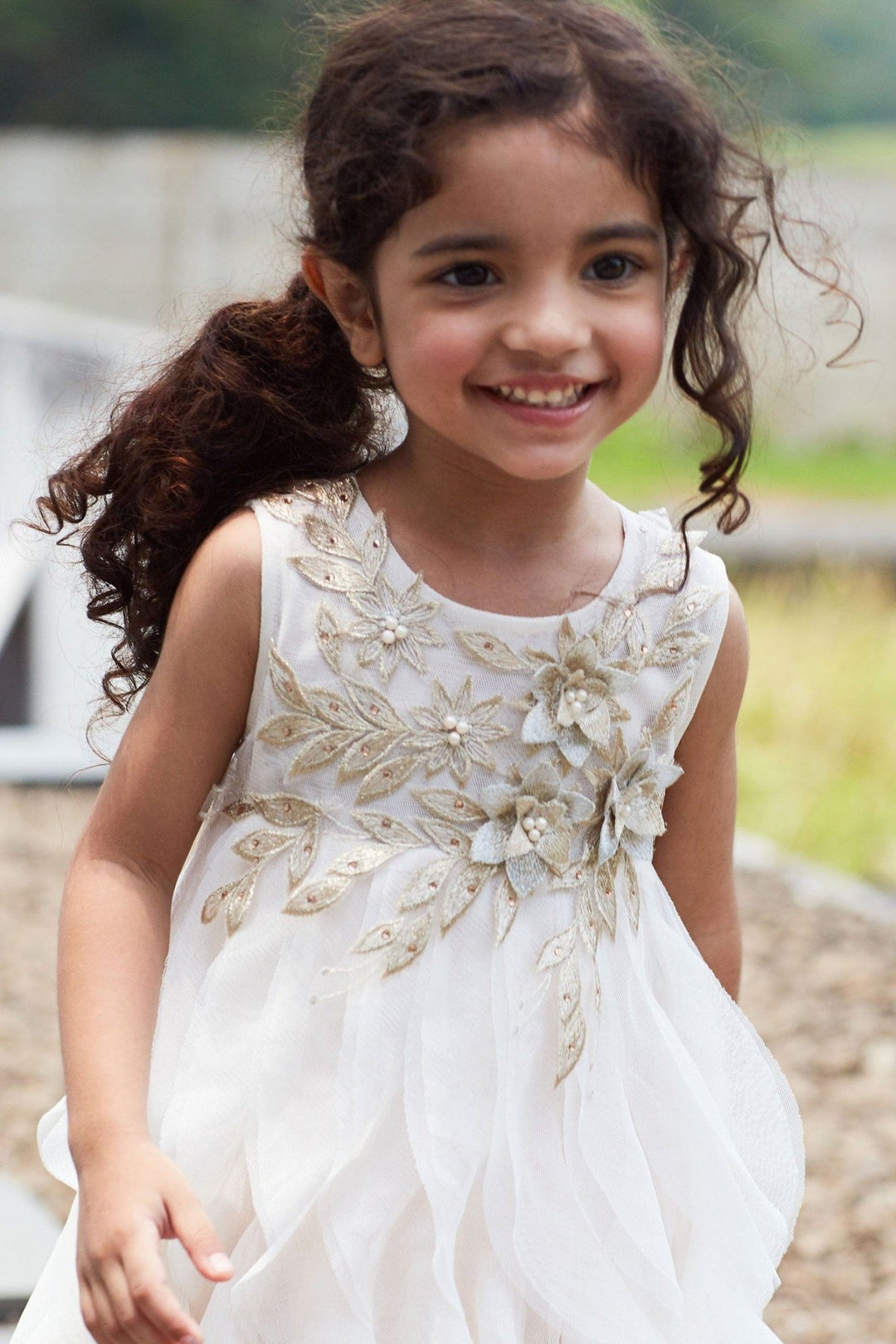 Luna Luna "Sophie" 3D Flower Tulle Dress - Millie and John