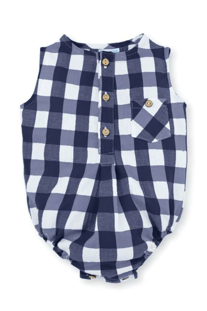 Mac Ilusión "Elio" Seersucker Gingham Shortie - Millie and John