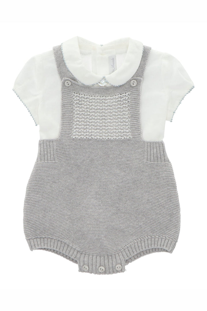 Martín Aranda "Christian" Shirt &amp; Knit Dungarees - Millie and John