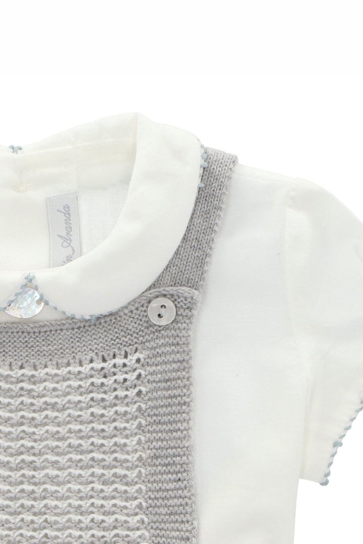 Martín Aranda "Christian" Shirt &amp; Knit Dungarees - Millie and John