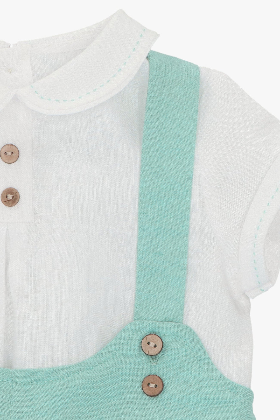 Martín Aranda "Orion" Linen Shirt & Duck Egg Jam Pants - Millie and John