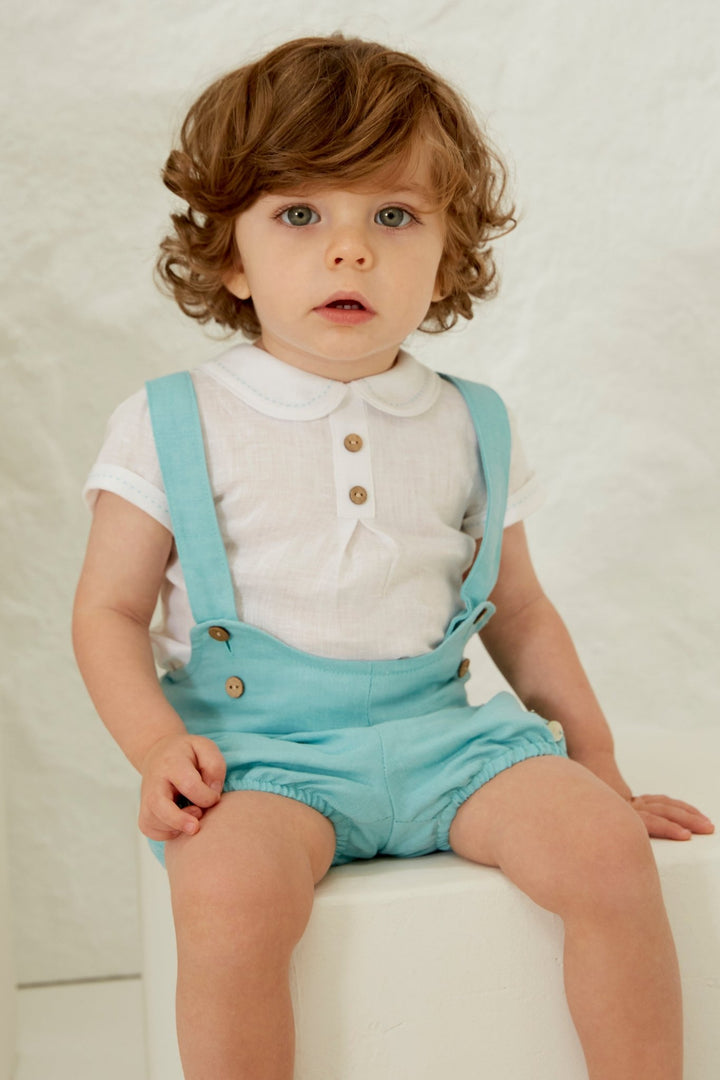 Martín Aranda "Orion" Linen Shirt & Duck Egg Jam Pants - Millie and John