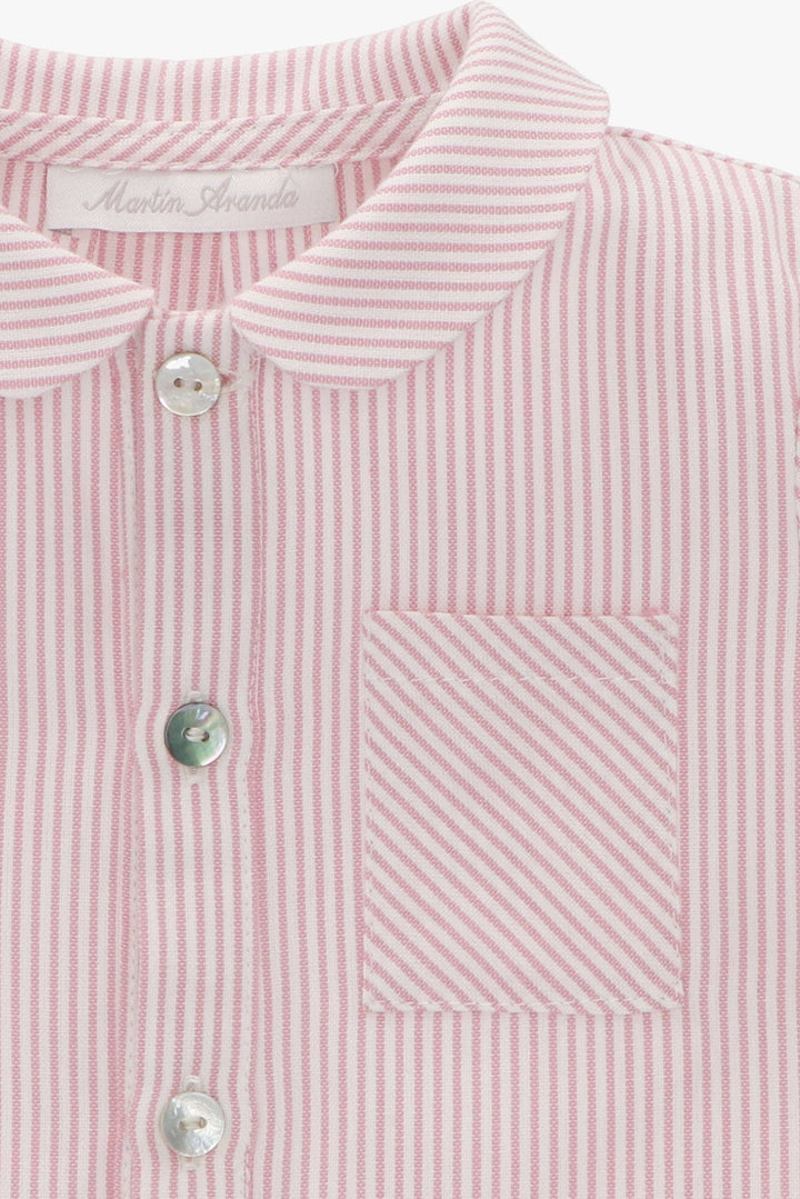 Martín Aranda "Vincent" Stripe Shirt & Linen Jam Pants - Millie and John